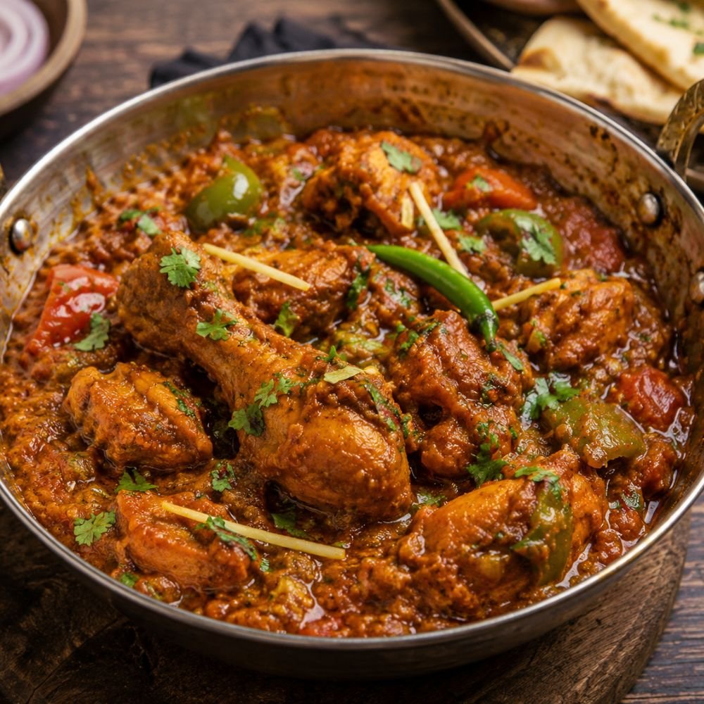 Kadhai chicken